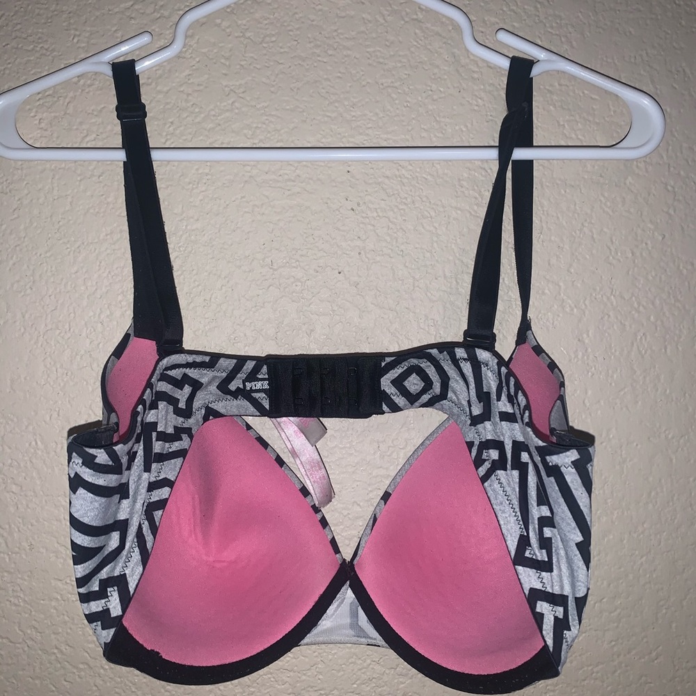 Pink bra
